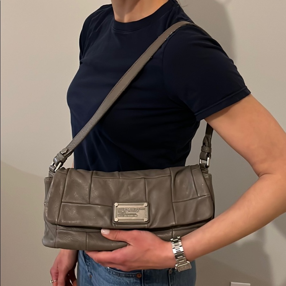 Softest leather gray Marc by Marc Jacobs bag